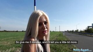 Public Agent Sweet Shaven Romanian Pussy Gets Creampied After Hard Fucking