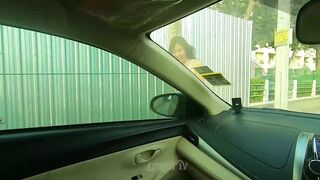 Thai Cute Girl Remote Control Vibrator In Public ( English Subtitles)