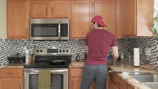 Fucking And Cooking! Thick Latina Wife Gets Fucked While The Husband Cooks