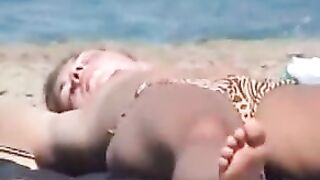 Horny Tits - Beach Voyeur Video