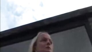 Hot Blonde Mom Fucked Outdoor