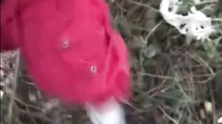 Hot Blonde Mom Fucked Outdoor