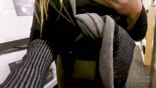 Extreme Public Sex And Cumshot Near Stranger In A Busy Store!