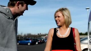 British Milf Sucking Huge White Cock