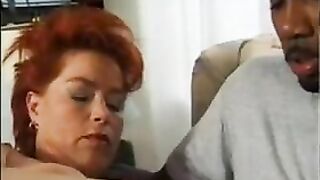 German Mature Bbw Kira Red Fucked By Huge Black Cock