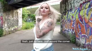 Public Agent Curvy Milf Louise Lee Fucks In Public