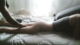 Petite Teen Gets Her Ass Destroyed In The Morning