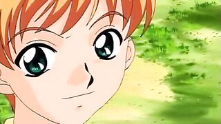 Hot Anime Chick Gets Oiled Up