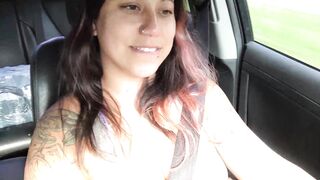 Dirty Talking In The Car. Can You Make Me Cum While I'm Driving?