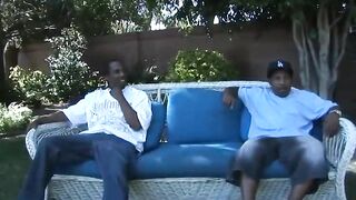 Thick Bbw Ebony Double Big Dick Pounding