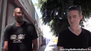 Bitch Mom With Extra-large Titties Fucks Black Boy