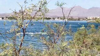 Sexy Blonde And Hot Brunette Have A Threesome In A Rooftop Tent With Stud