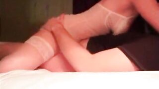 Teen In Lingerie Makes Boyfriend Horny