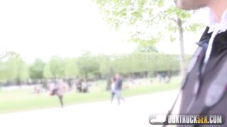 Blonde Fucked In A Box Truck