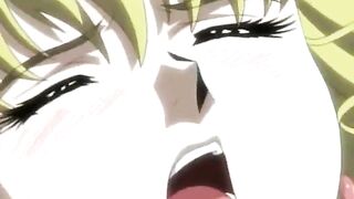 Hentai - Blonde Solo Cum