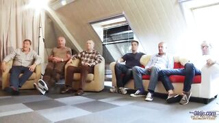 Incredible Small Teen Gangbanged By Horny Grandpas Group