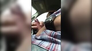 Hitch Hiker Jerks Off Her Driver