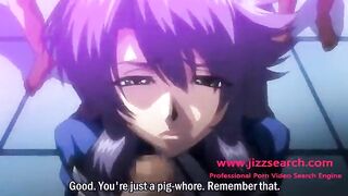 Hentai Cartoon: Hypnosising Female Soldiers Blowjob In Prison