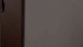 Office Worker Getting Some Juice Up As Her Work Gets Boring