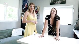 Horny Milf Step Aunt With Big Tits Is Fucked While Stuck To My Desk - Melanie Hicks