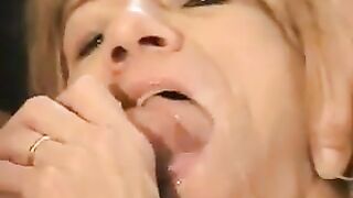 Cumming In The Mouth Of My Mature Wifes Hot Milffriend