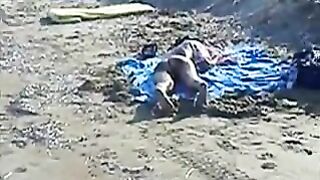Perving On Beach