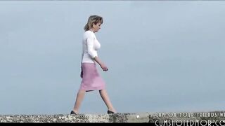 Horny Amateur Milf Walking Naked In Public