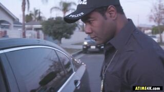 Brunette Chick Enjoying A Policeman’s Bbc