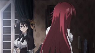 Big Boob Anime Girl Rias Undresses And Showers [best Ecchi Moments]