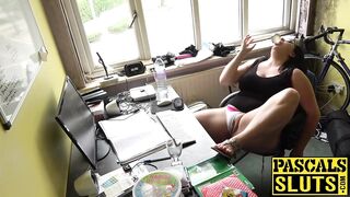 Hot Big Boobs Brunette Doing A Dirty Solo Masturbation