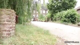 German Milf Mother Sedcue To Fuck Outdoor By Stranger