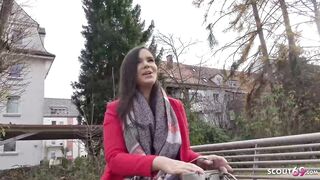 German Scout - Big Natural Hanging Tits Sofie Talk To Sex At Pickup Casting