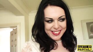 British Milf Sub Squirts While Fingerfucked