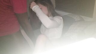 Sexy Interracial Couple With A Little Tight Pussy & Bbc