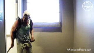 Hot Wet Couple Fucking Hard And Intense In The Shower And Counters!!