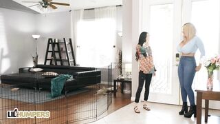 Lil Humpers - Hot Busty Blonde Amber Alena Found A Big Cock To Play