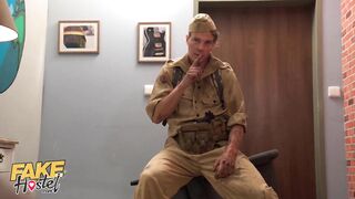 Fake Hostel War Time Widows Passionate Fuck With Soldier At Night