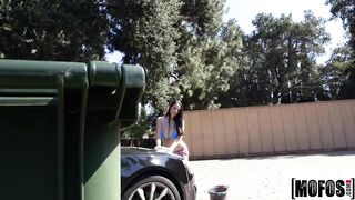 Mofos - Curvy Teen Gets Watched Washing Her Car