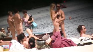 Erection On Nudist Beach