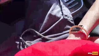 Cute Girl-hitchhiker Agreed To Give A Blowjob For Money - Public Agent