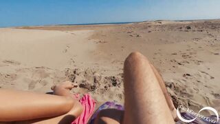 Young Couple Having Sex On Public Beach - Fuckforeverever