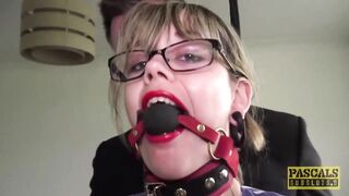 Chubby Sub Restrained And Hammered By Maledom Pascal White