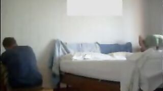 Wife Flashing The Handyman (hidden Cam)