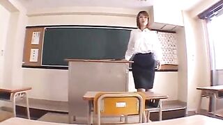 Aya Sakurai Creams Her Cunt And Rubs Cock