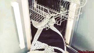 Helpless Maid Got Stuck And Desperately Called For Help - Natalissa