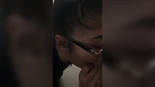 Amateur Mixed Teen Sucks Soul In Bathroom