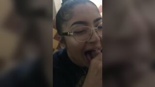 Amateur Mixed Teen Sucks Soul In Bathroom