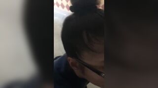 Amateur Mixed Teen Sucks Soul In Bathroom