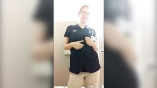 Walmart Employee Taylor Bating At Work