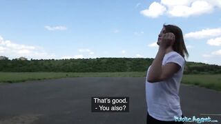 Public Agent Small Boobed Cutie Fucks In Woods